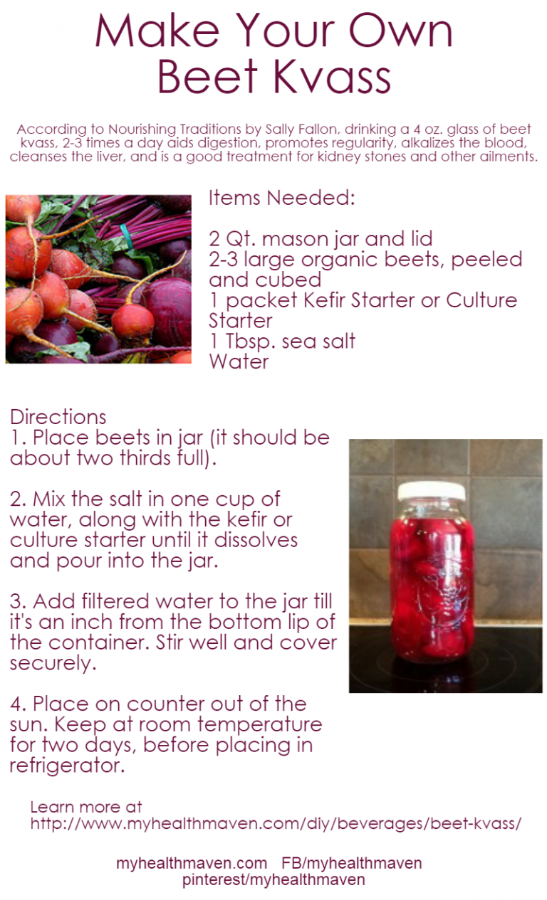 Make Your Own Beet Kvass My Health Maven