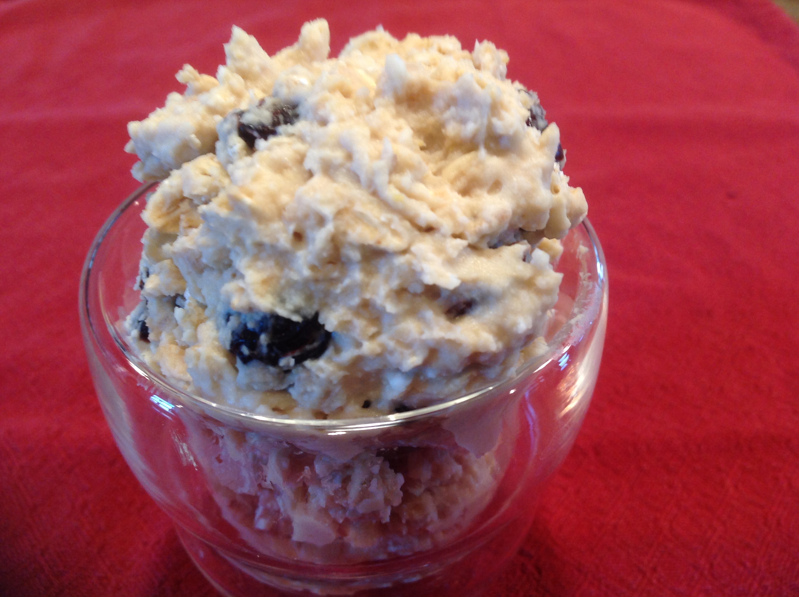 cranberry oatmeal cookie dough