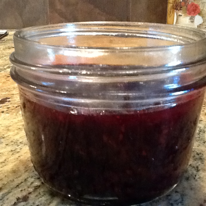 Blackberry Jam in Jar