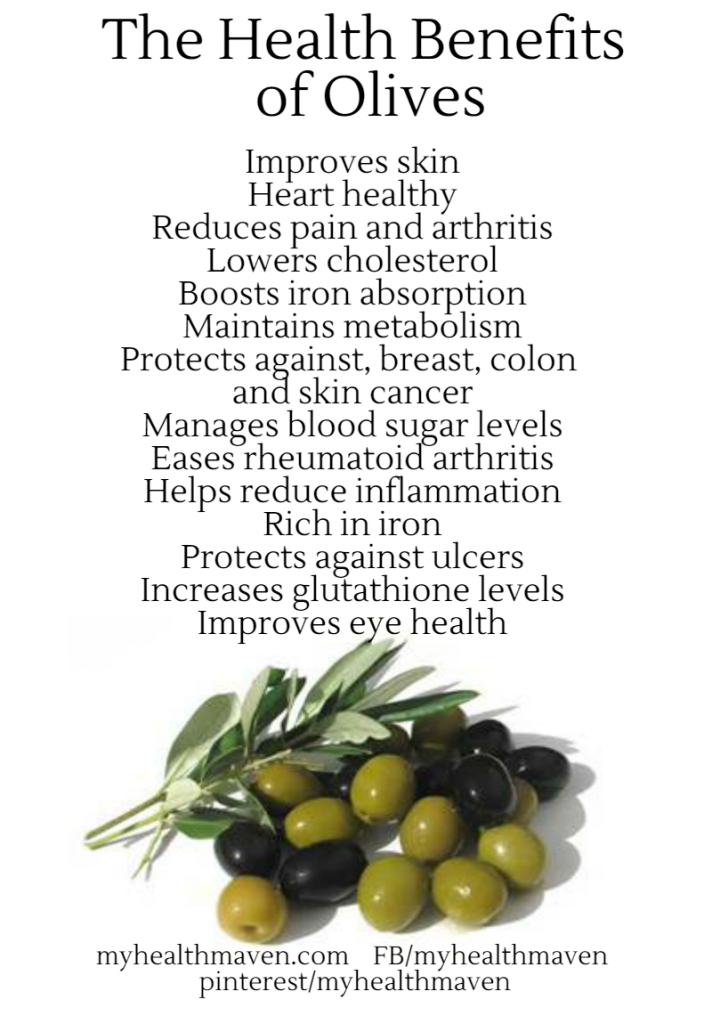 Health Benefits of Olives My Health Maven