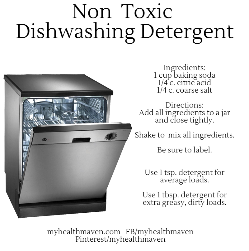 nontoxicdishwashingdetergent My Health Maven